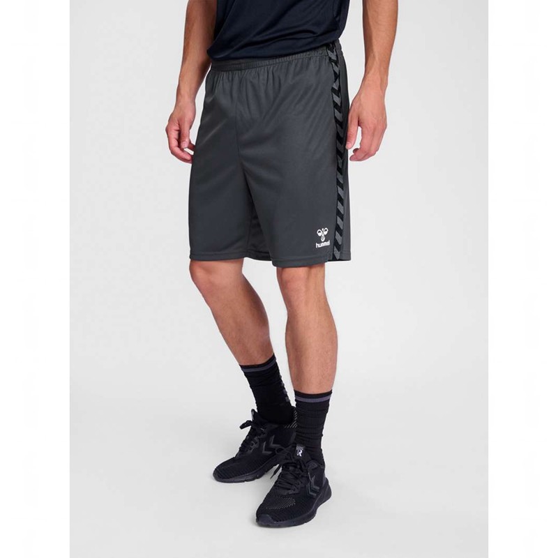 Hummel Authentic Pl Korte Broek Heren Zwart | 854084-149