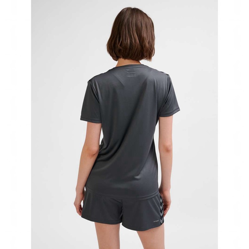 Hummel Authentic Pl S/S Jersey Dames Zwart | 141118-744
