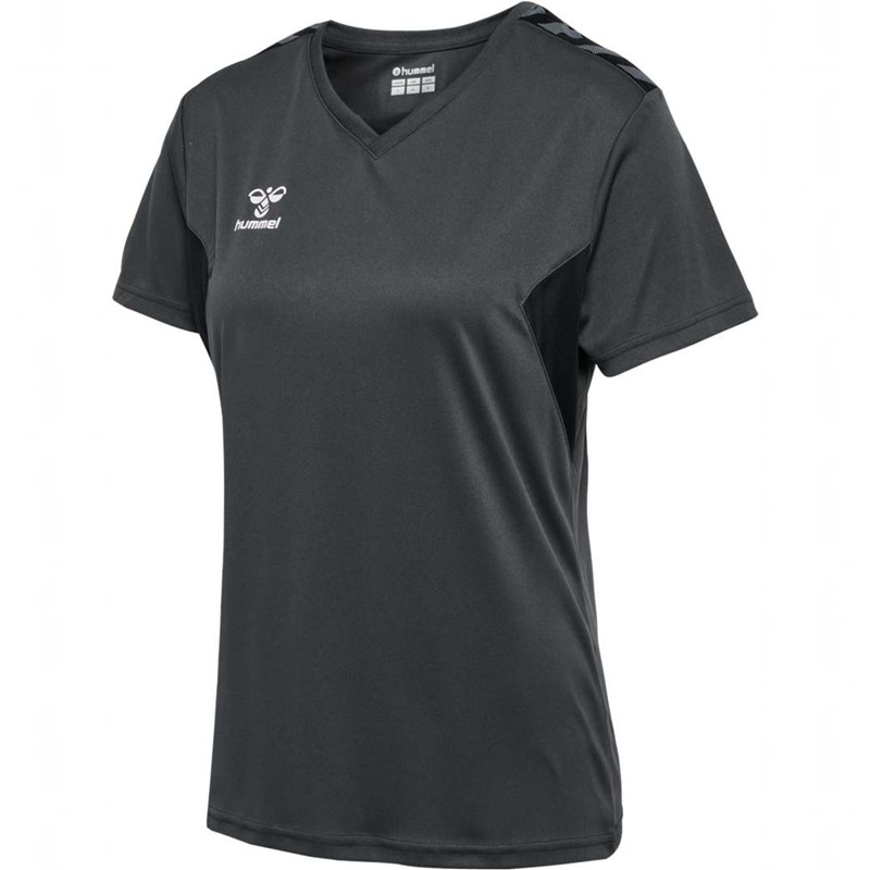 Hummel Authentic Pl S/S Jersey Dames Zwart | 141118-744