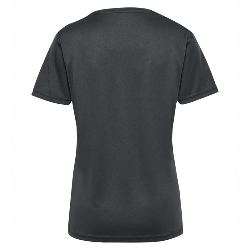 Hummel Authentic Pl S/S Jersey Dames Zwart | 141118-744