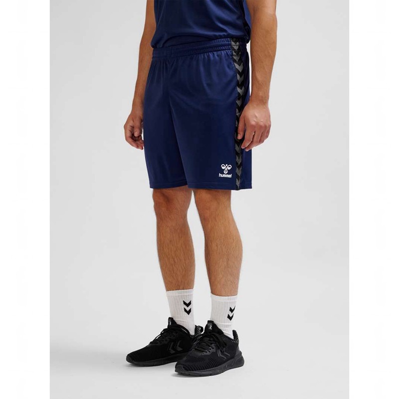 Hummel Authentic Pl T-shirts Heren Donkerblauw | 141744-132