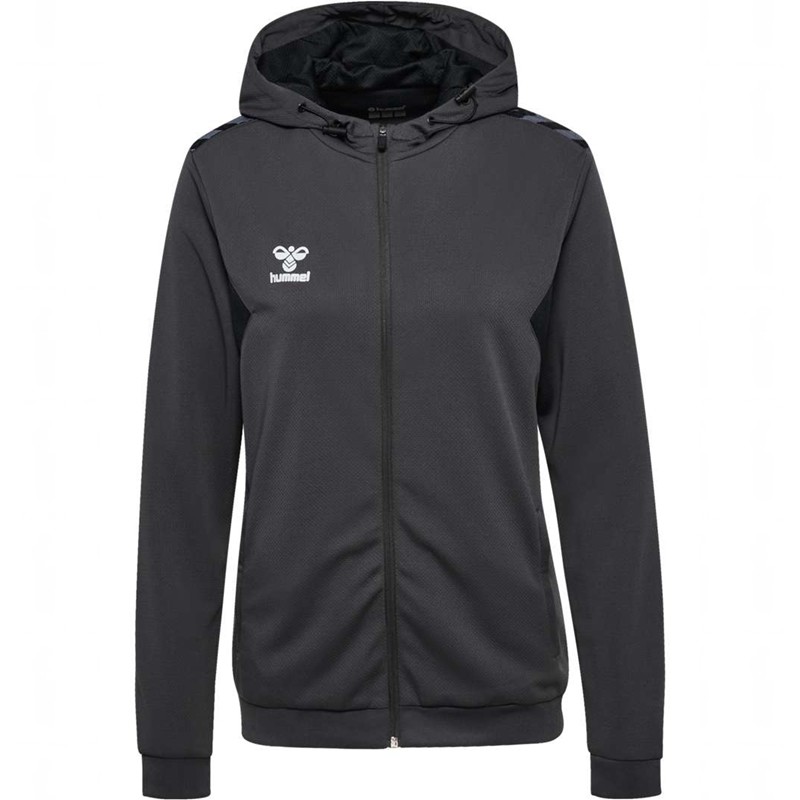 Hummel Authentic Pl Zip Hoodie Dames Zwart | 292518-741