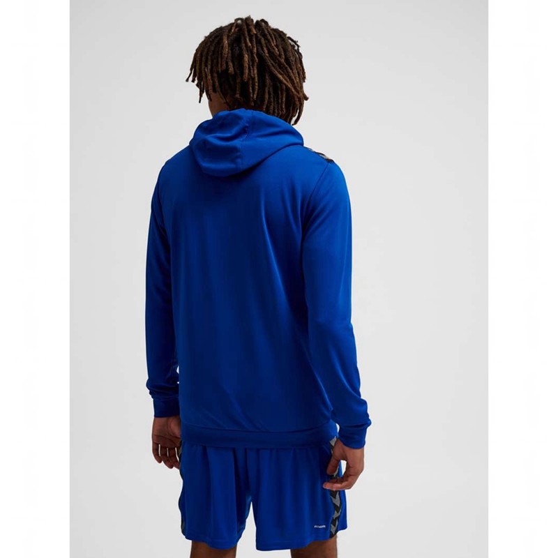 Hummel Authentic Pl Zip Hoodie Heren Blauw | 831755-689