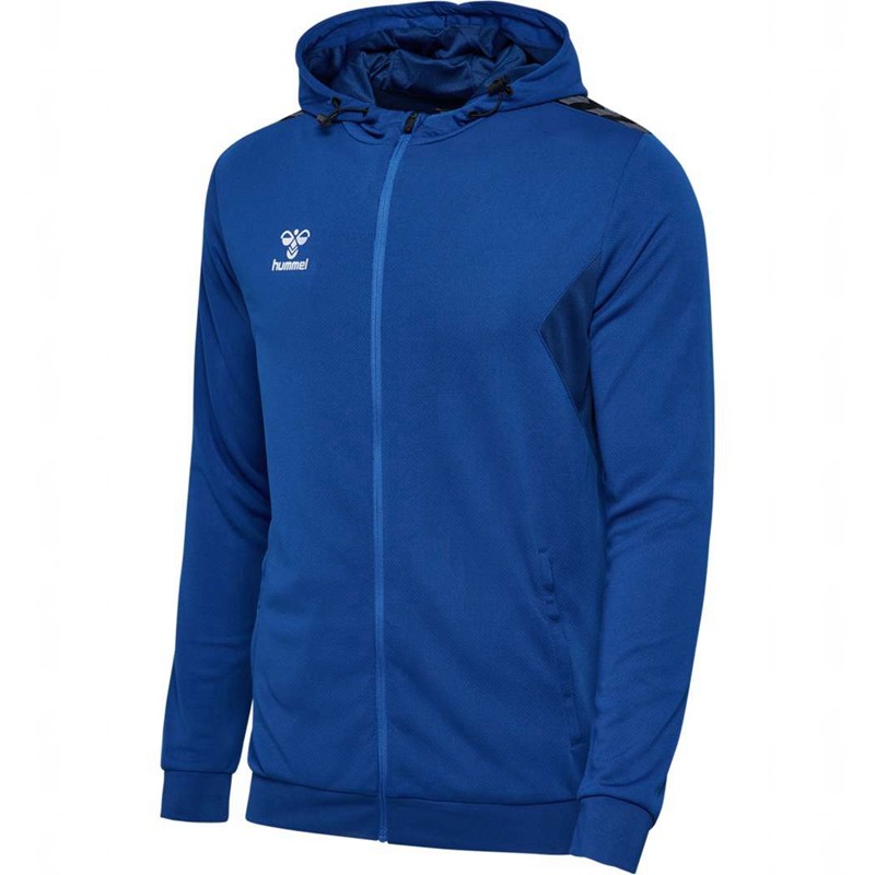 Hummel Authentic Pl Zip Hoodie Heren Blauw | 831755-689