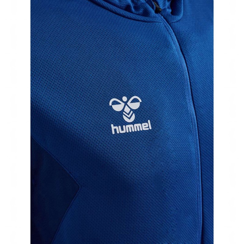 Hummel Authentic Pl Zip Hoodie Heren Blauw | 831755-689
