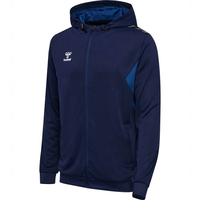 Hummel Authentic Pl Zip Hoodie Heren Donkerblauw | 169638-585