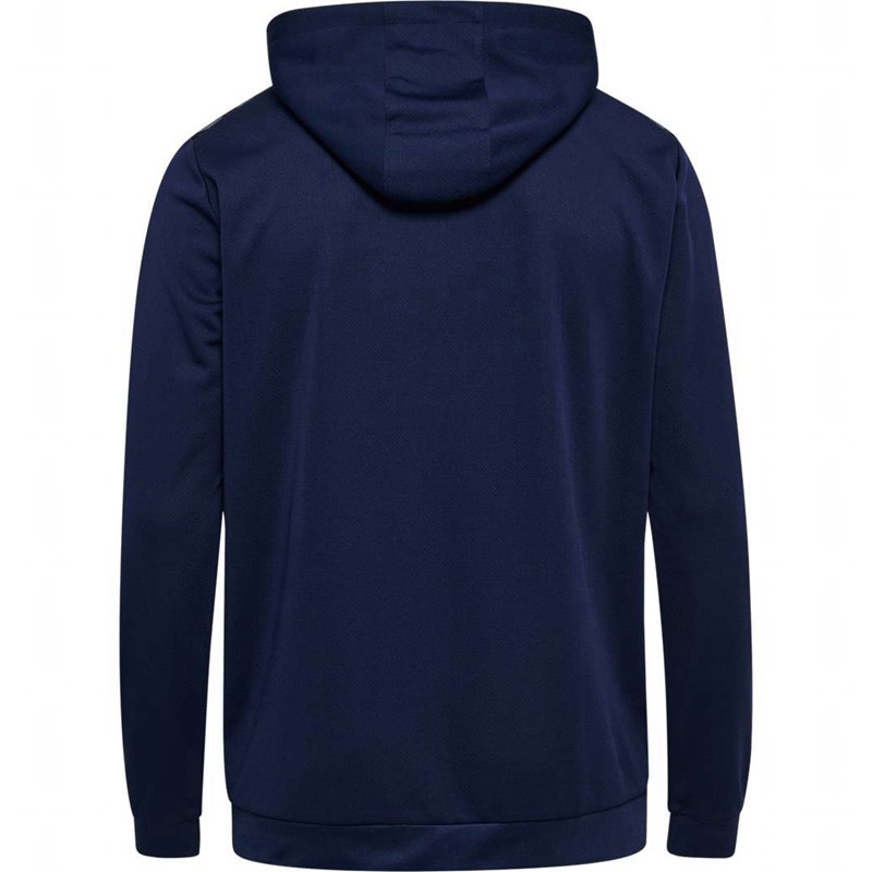 Hummel Authentic Pl Zip Hoodie Heren Donkerblauw | 169638-585