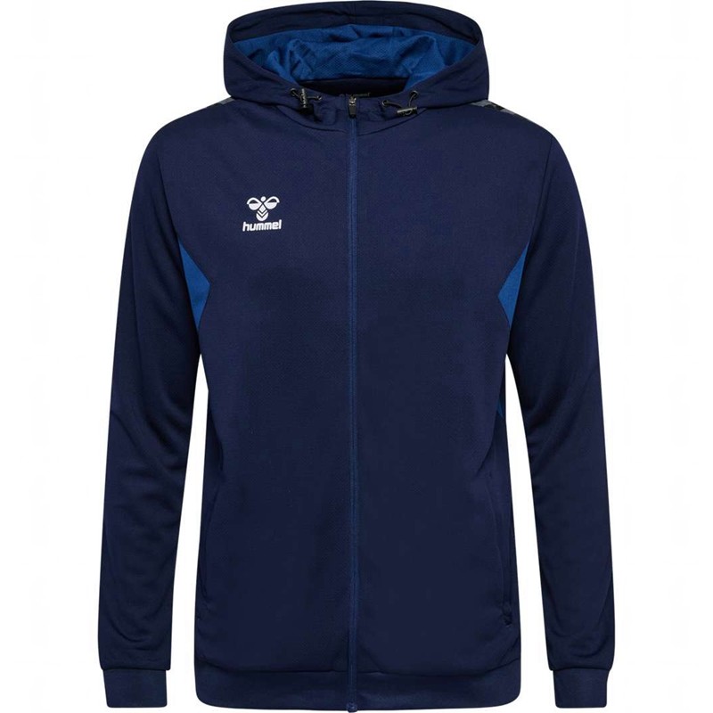 Hummel Authentic Pl Zip Hoodie Heren Donkerblauw | 169638-585