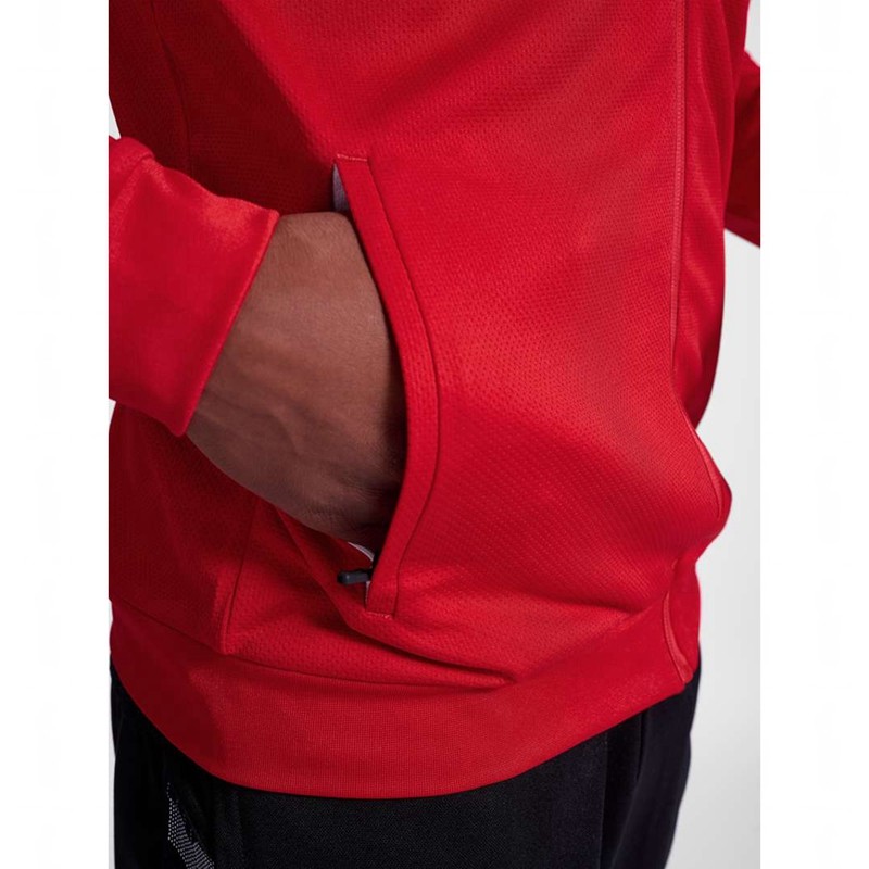 Hummel Authentic Pl Zip Jassen Heren Rood | 157918-598