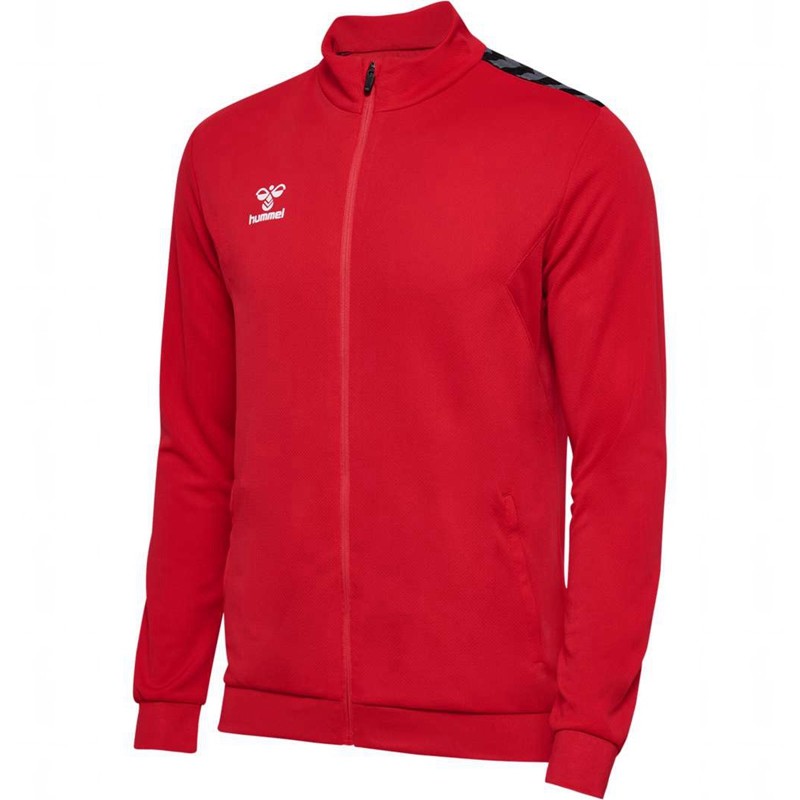 Hummel Authentic Pl Zip Jassen Heren Rood | 157918-598