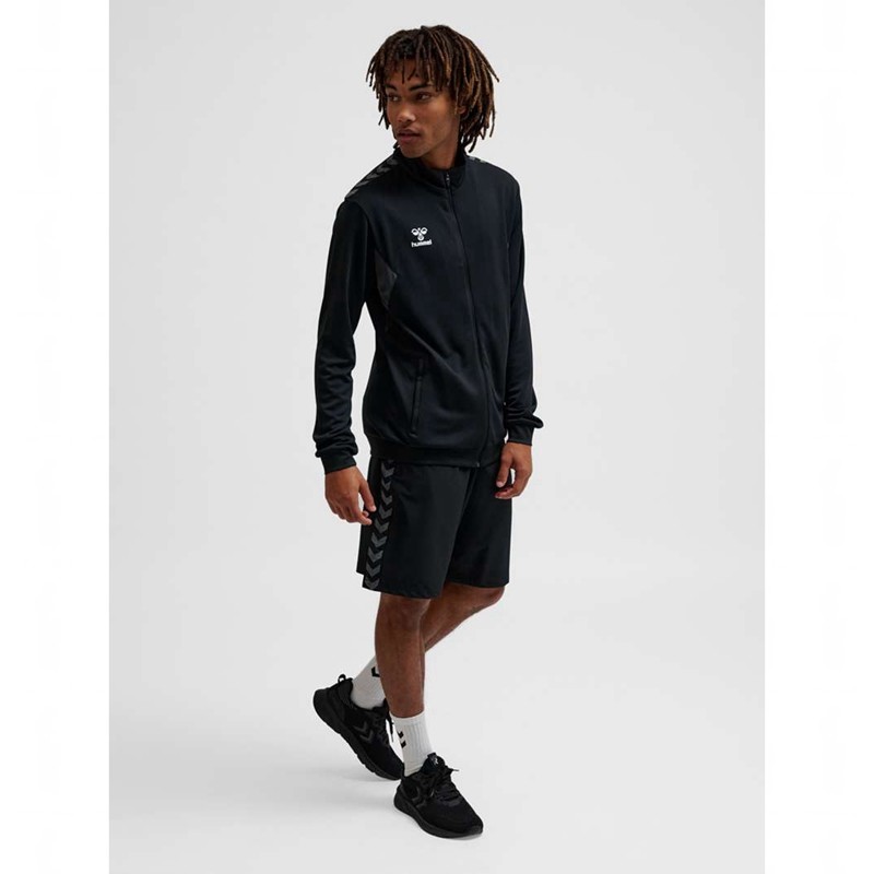 Hummel Authentic Pl Zip Jassen Heren Zwart | 145554-402