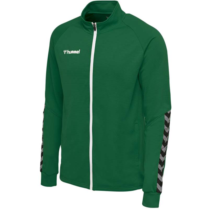 Hummel Authentic Poly Zip Jassen Heren Groen | 821597-147