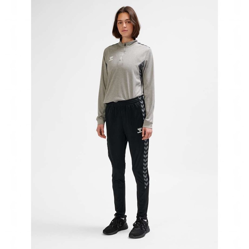 Hummel Authentic Training Hoodie Dames Zwart | 028113-295