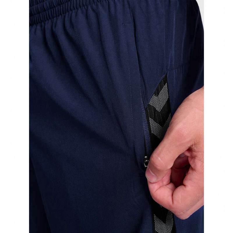 Hummel Authentic Woven Korte Broek Heren Donkerblauw | 075868-723