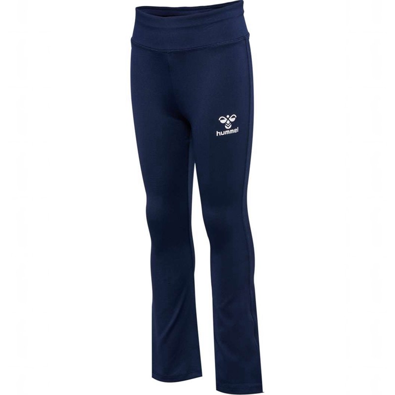 Hummel Aya High Rise Flare Broek Kinderen Zwart | 683071-245