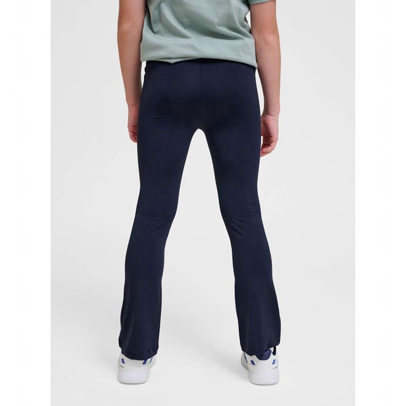 Hummel Aya High Rise Flare Hardloopbroek Kinderen Donkerblauw | 690165-918