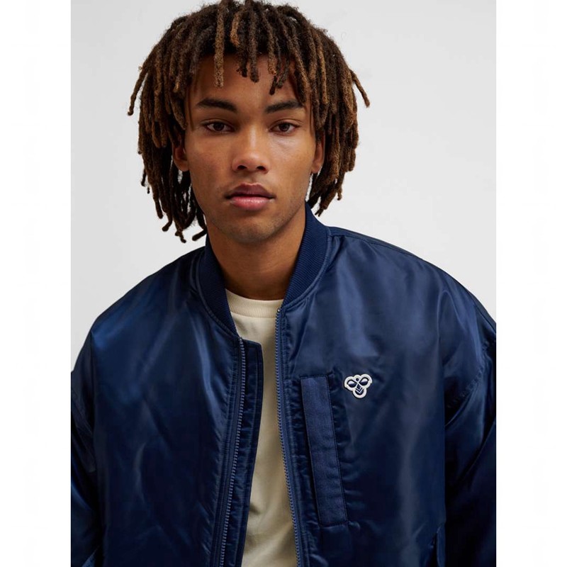 Hummel Baseball Bee Hoodie Heren Donkerblauw | 442982-046