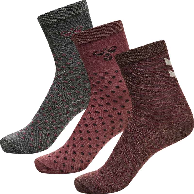 Hummel Beta 3-pack Sokken Kinderen Fuchsie | 246355-706
