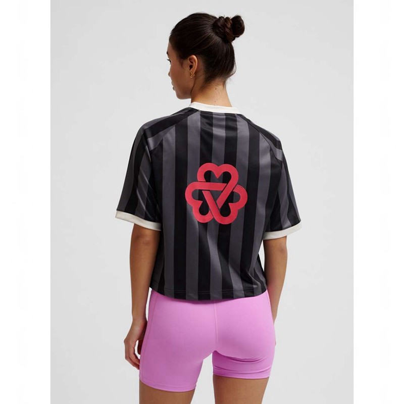 Hummel Boxy Bee Mine Shirt S/S Korte Broek Dames Zwart | 830931-877