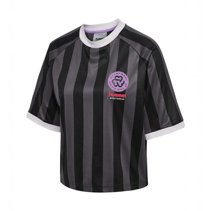 Hummel Boxy Bee Mine Shirt S/S Korte Broek Dames Zwart | 830931-877