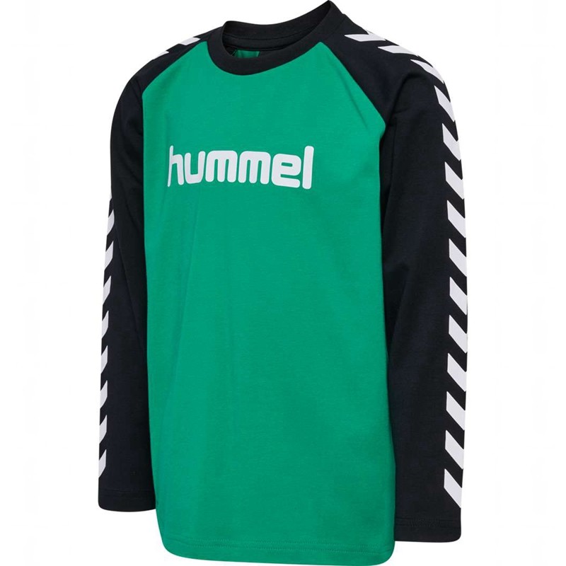 Hummel Boys L/S Jassen Kinderen Groen | 486511-898