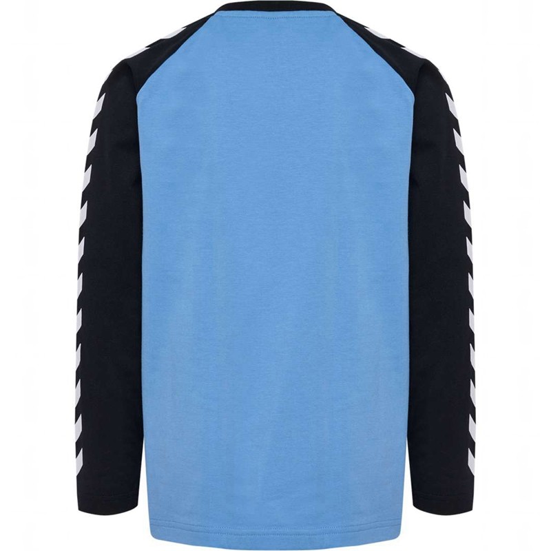 Hummel Boys L/S T-shirts Kinderen Blauw | 050195-273