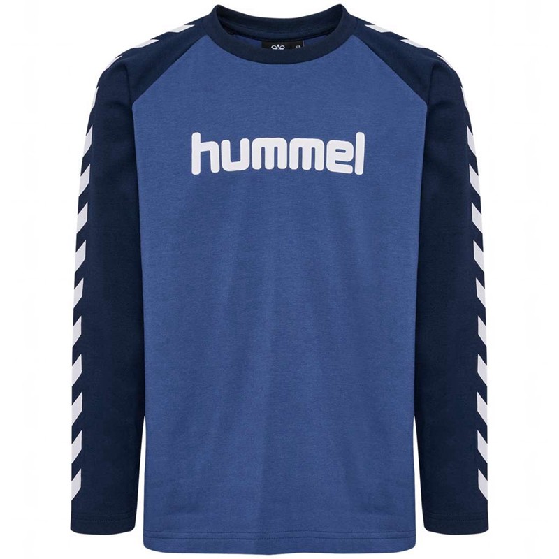 Hummel Boys L/S T-shirts Kinderen Blauw | 469931-845