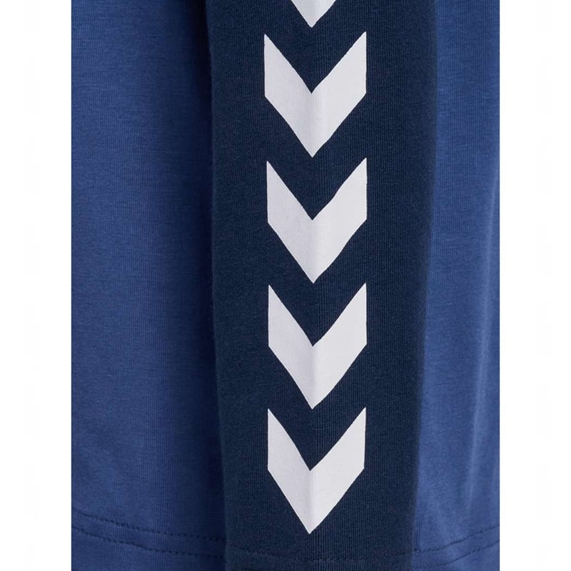 Hummel Boys L/S T-shirts Kinderen Blauw | 469931-845