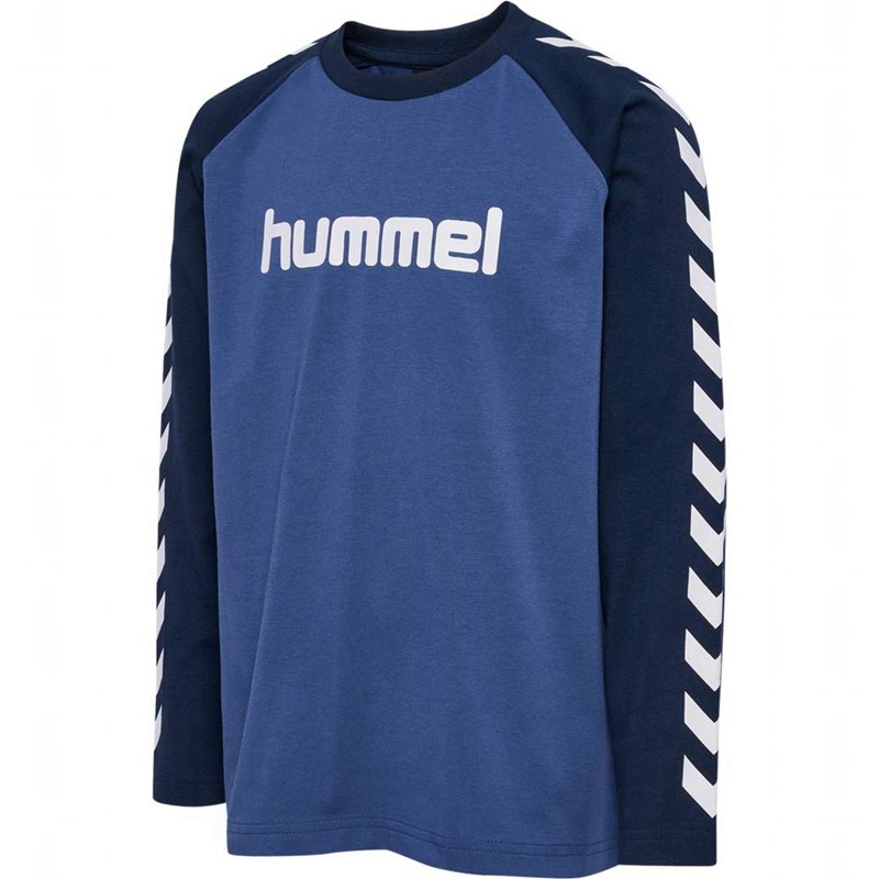 Hummel Boys L/S T-shirts Kinderen Blauw | 469931-845
