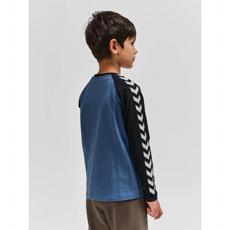 Hummel Boys L/S T-shirts Kinderen Blauw | 549593-436