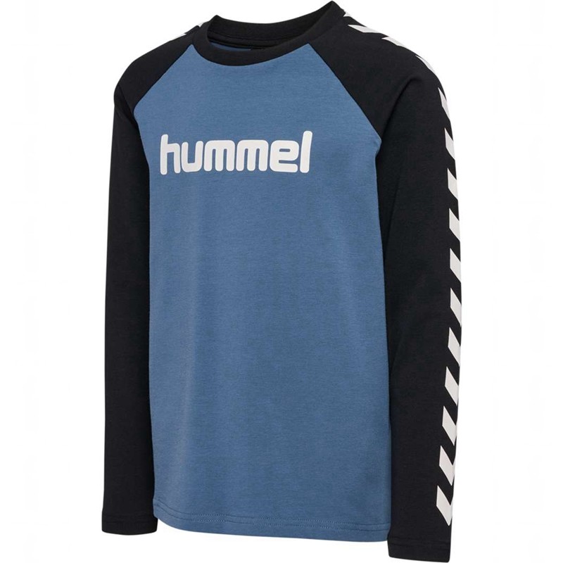 Hummel Boys L/S T-shirts Kinderen Blauw | 549593-436