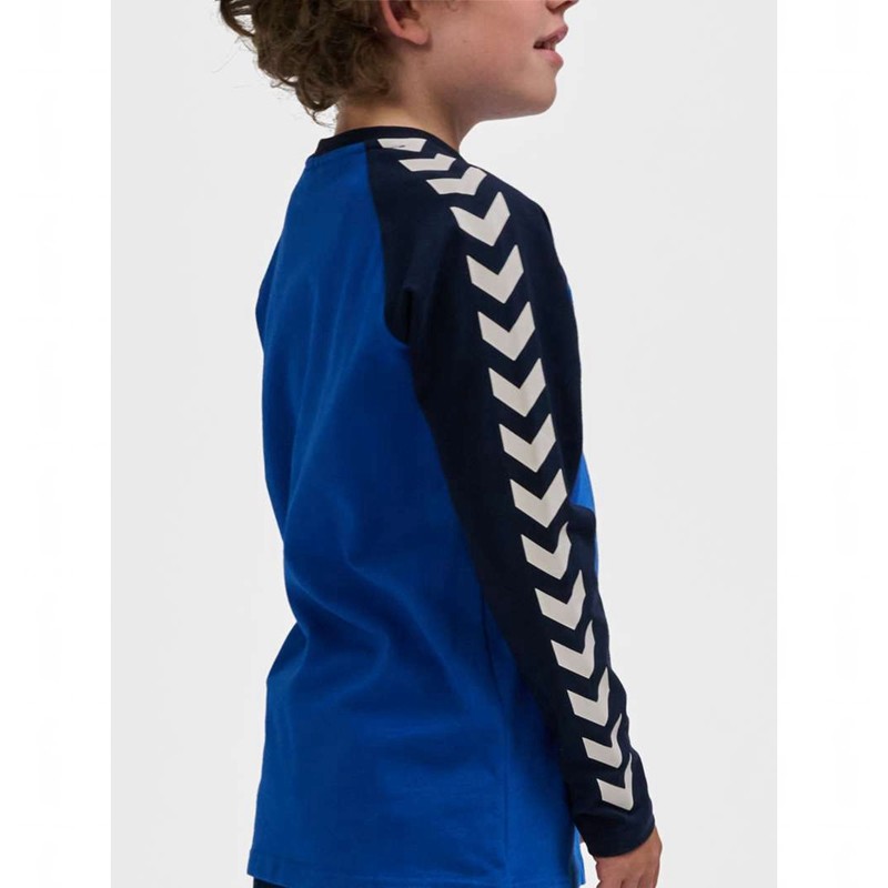 Hummel Boys L/S T-shirts Kinderen Blauw | 640163-818