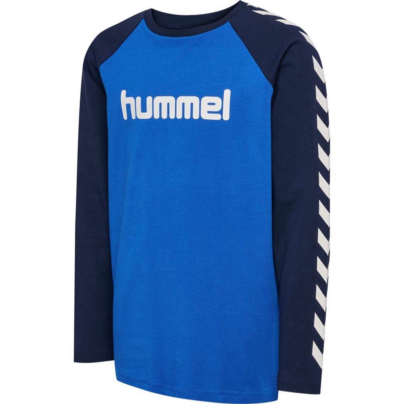 Hummel Boys L/S T-shirts Kinderen Blauw | 640163-818