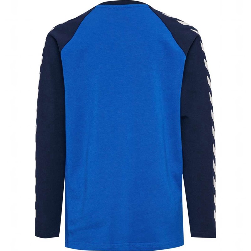 Hummel Boys L/S T-shirts Kinderen Blauw | 640163-818
