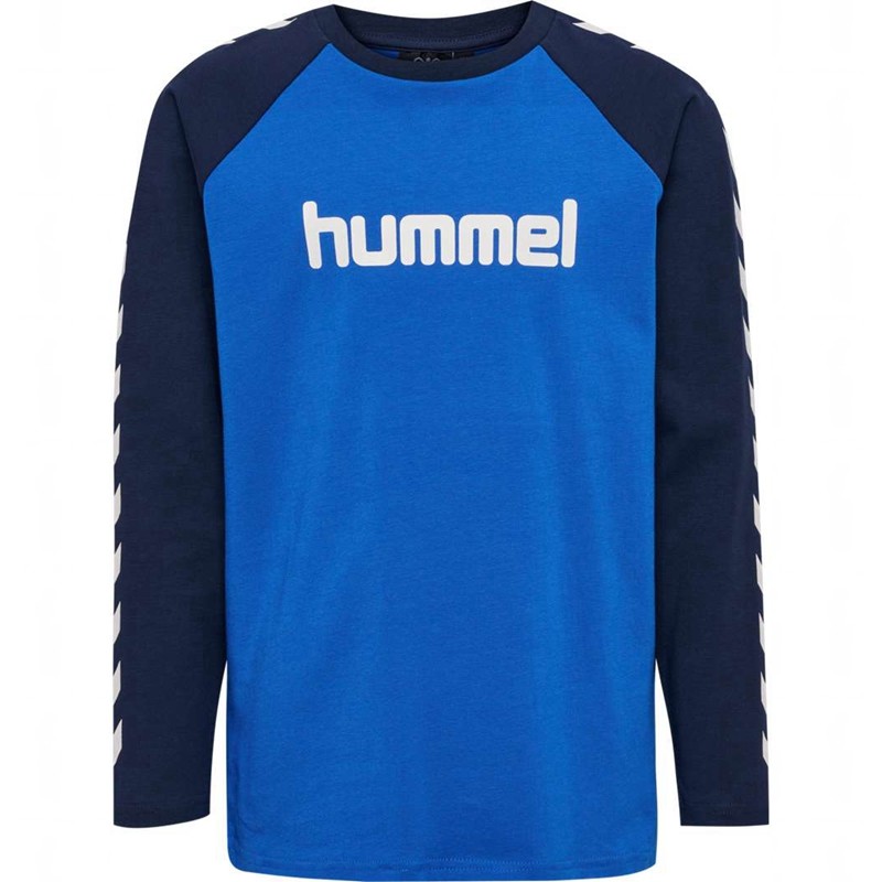 Hummel Boys L/S T-shirts Kinderen Blauw | 640163-818