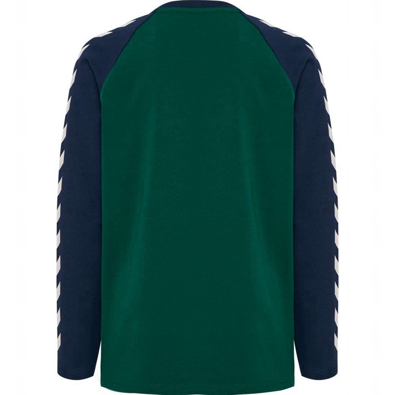 Hummel Boys L/S T-shirts Kinderen Groen | 878079-345