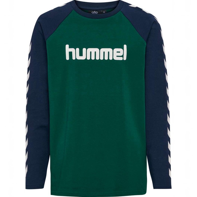 Hummel Boys L/S T-shirts Kinderen Groen | 878079-345