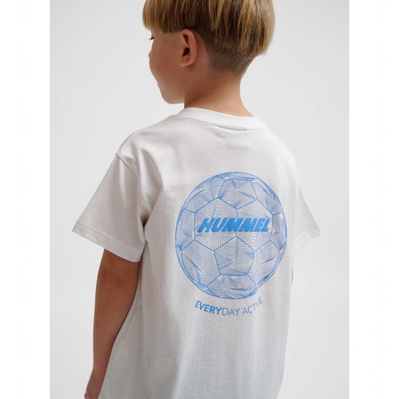 Hummel Casper S/S T-shirts Kinderen Wit | 585931-302