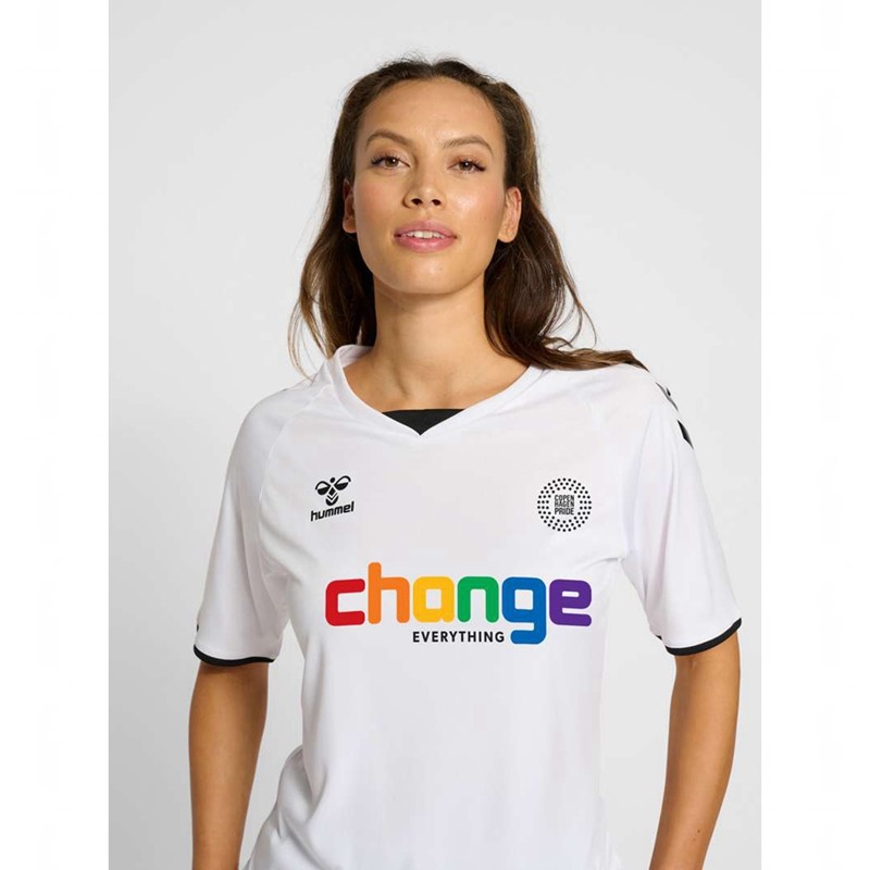 Hummel Change Football Jersey Heren Wit | 325597-893