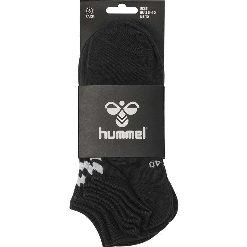 Hummel Chevron 6-pack Ankles Sokken Heren Zwart | 491659-089