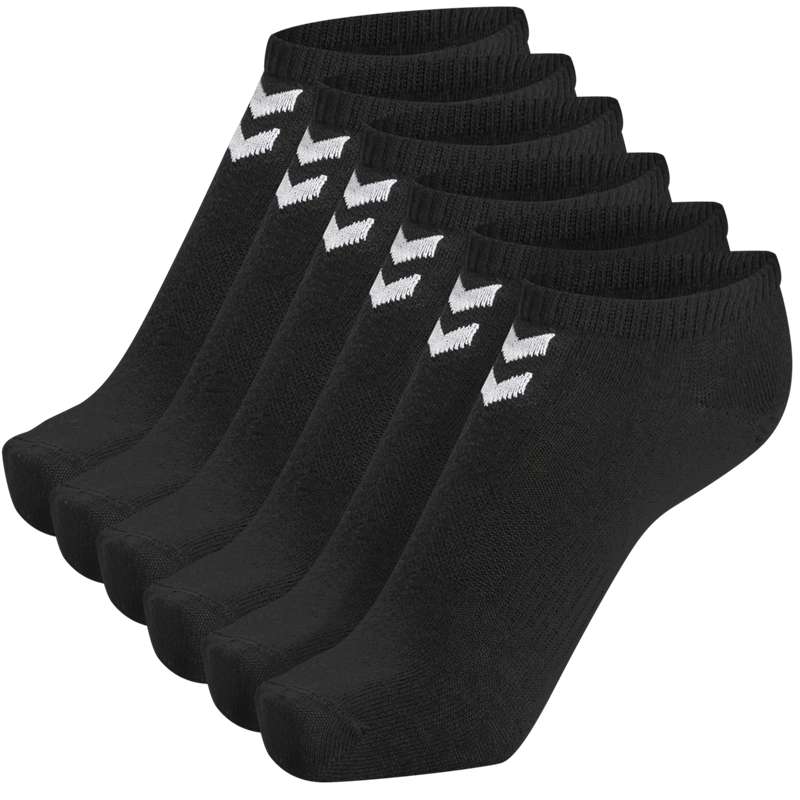 Hummel Chevron 6-pack Ankles Sokken Heren Zwart | 491659-089