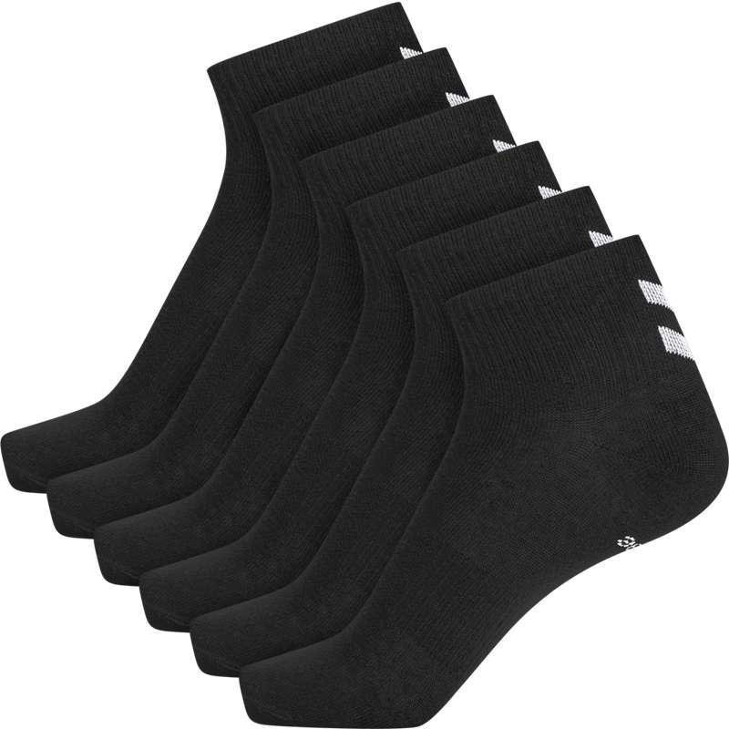 Hummel Chevron 6-pack Mid Cuts Broek Heren Zwart | 619561-301