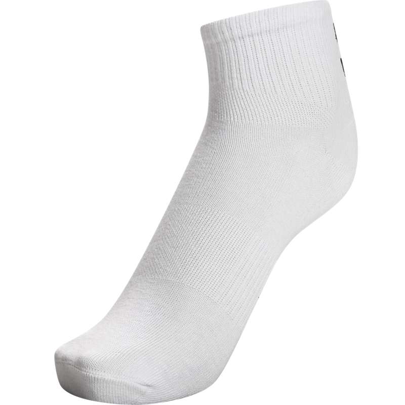 Hummel Chevron 6-pack Mid Cuts Sokken Heren Wit | 635797-705