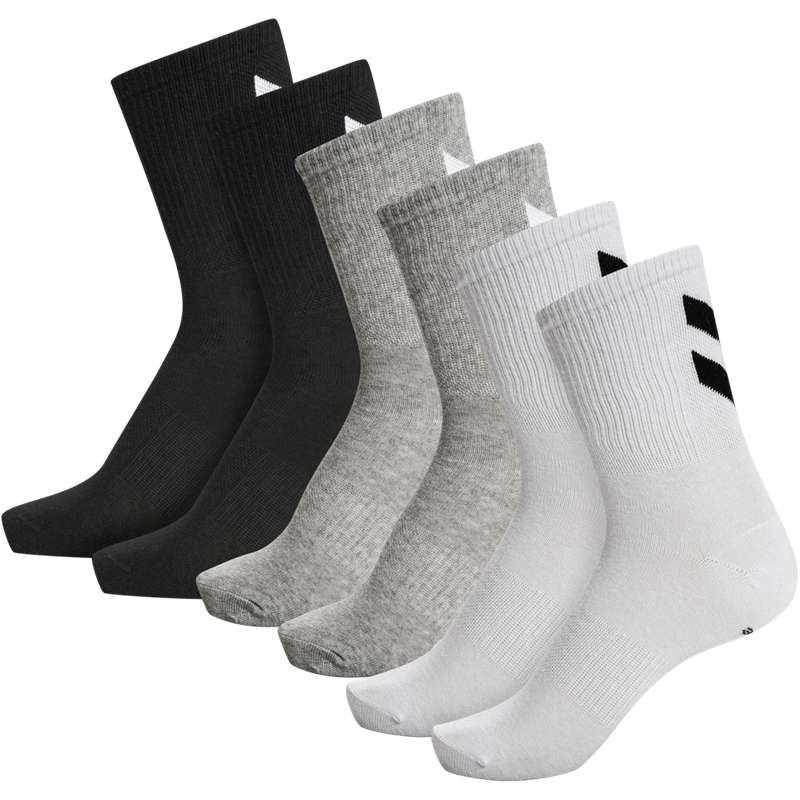 Hummel Chevron 6-packs Korte Broek Heren Wit | 982386-667