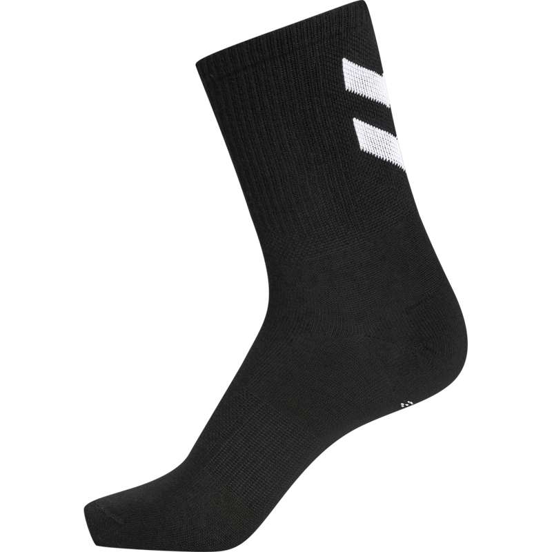 Hummel Chevron 6-packs Sokken Heren Zwart | 915513-335