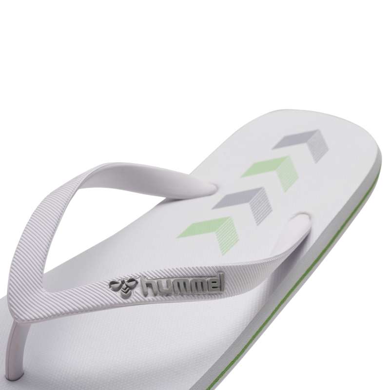 Hummel Chevron Teenslippers Dames Wit | 392045-971