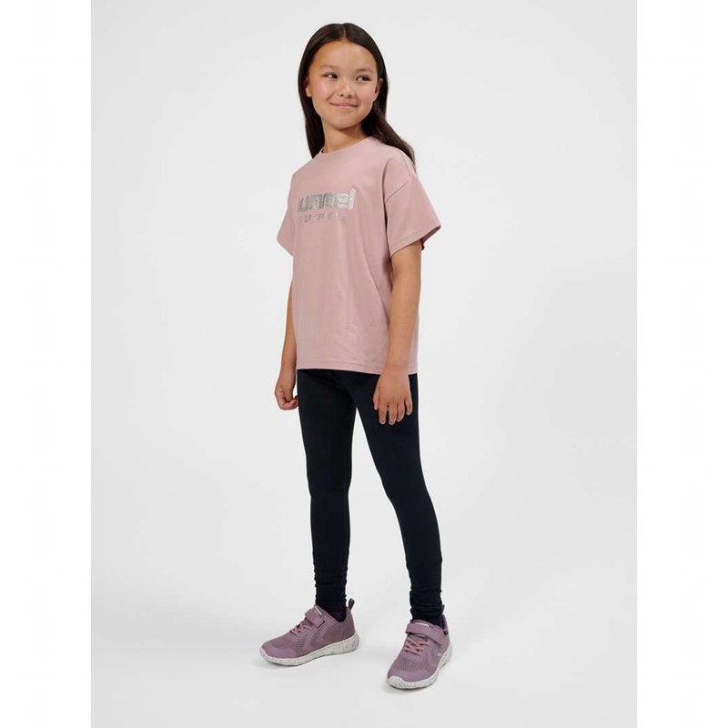 Hummel Chilli S/S T-shirts Kinderen Roze | 535398-503