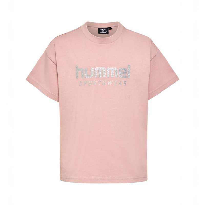 Hummel Chilli S/S T-shirts Kinderen Roze | 535398-503