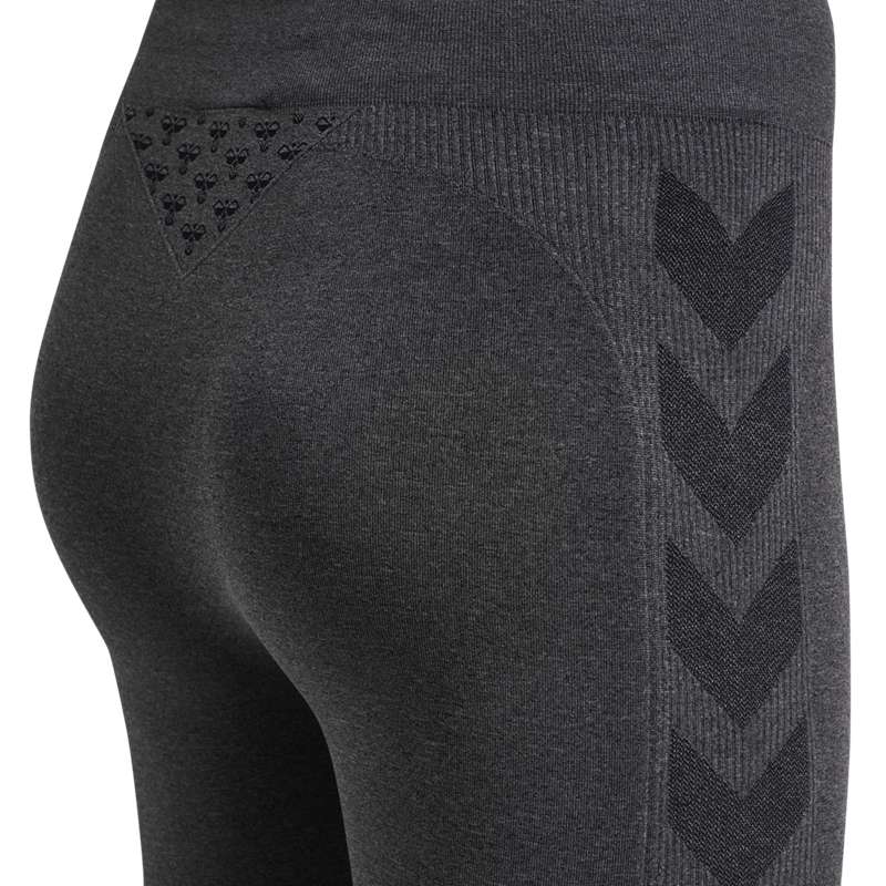 Hummel Ci Seamless 3/4 Hardloopbroek Dames Zwart | 195324-869