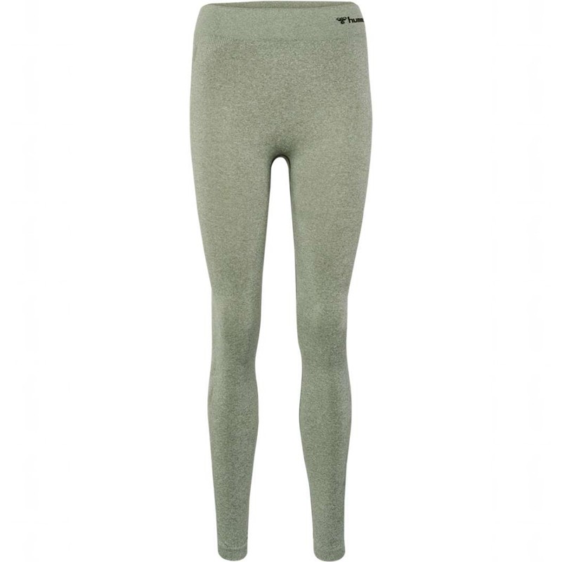 Hummel Ci Seamless Mid Waist Hardloopbroek Dames Groen | 283845-087